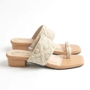 Amenia — Pearl Bridal Heel — view 2