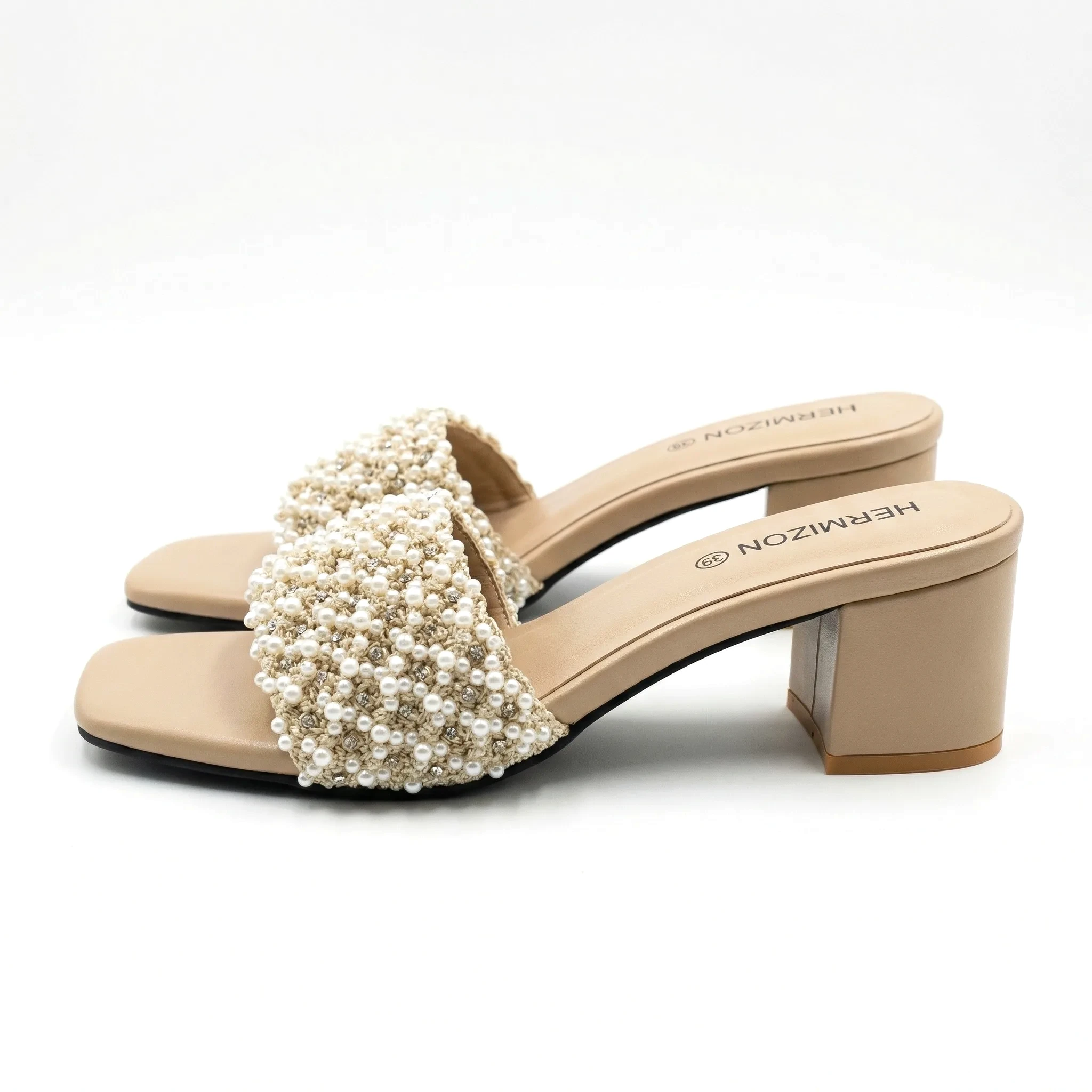 Cassandra — Classic Beige Heel — view 3
