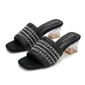 Fern — Two-Tone Block Heel