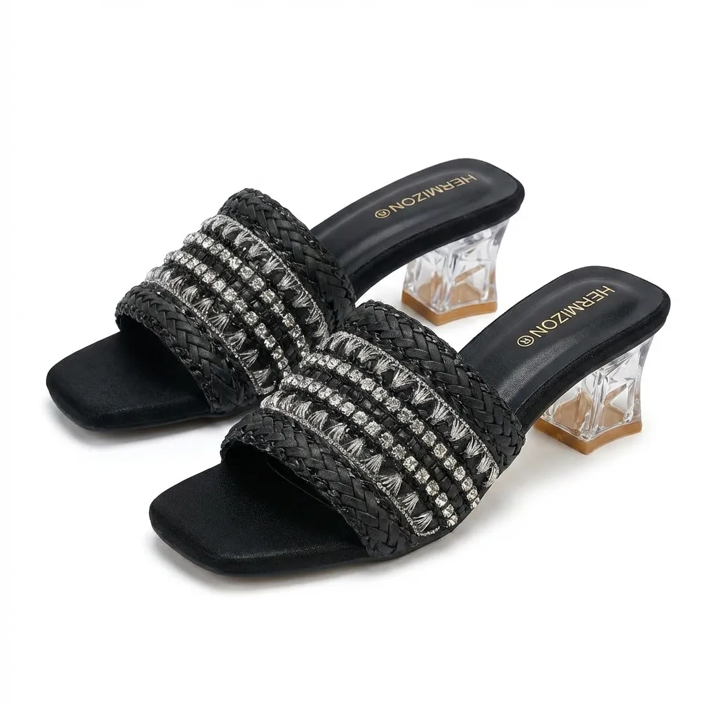 Fern — Two-Tone Block Heel