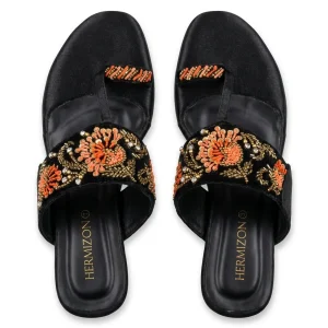 Helena — Floral Handwork Heel — view 2