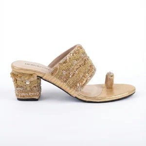 Hestia — Golden Bridal Heel — view 2