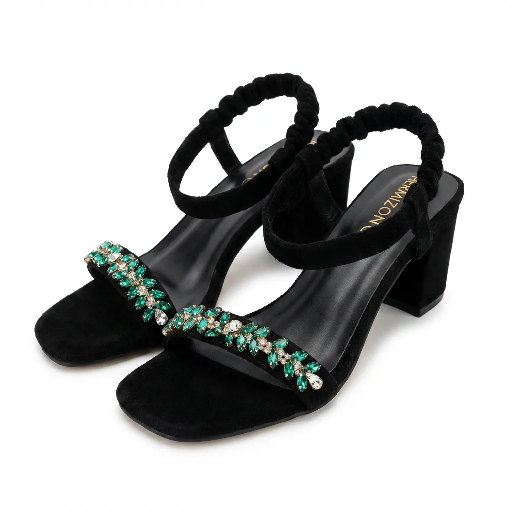 Jade — Emerald Stone Heel