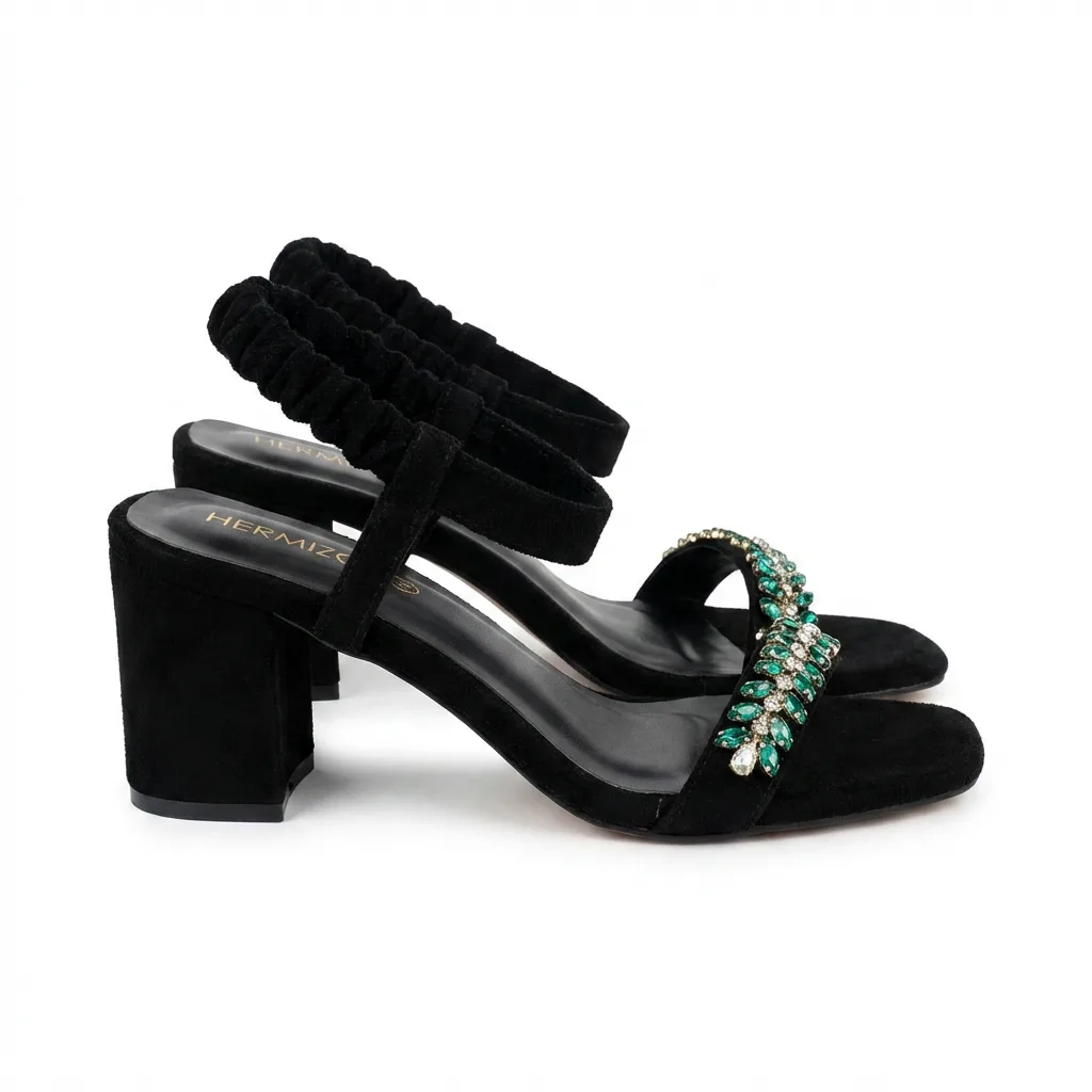 Jade — Emerald Stone Heel — view 3