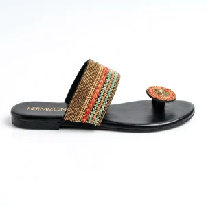 Lilaboti — French Knot Embroidered Flat — view 2