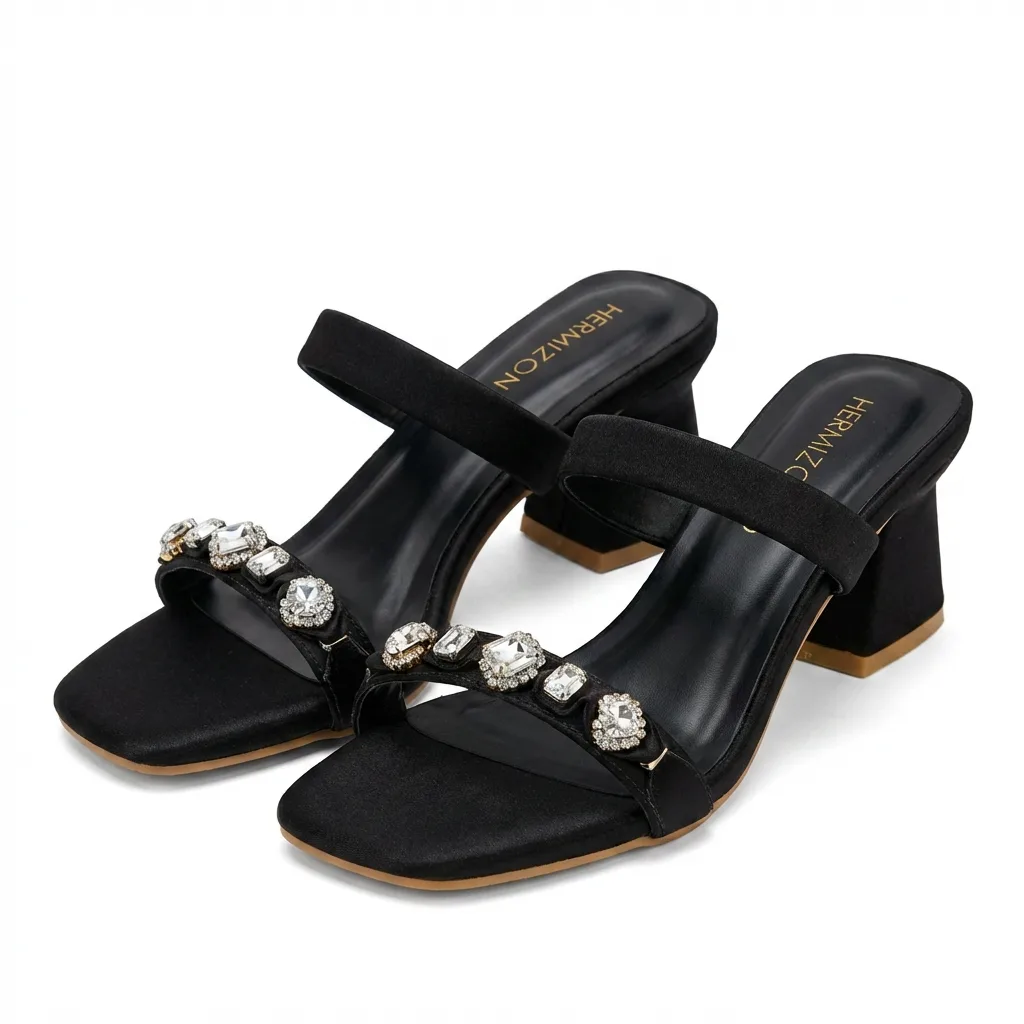 Lumira — Rhinestone Heel