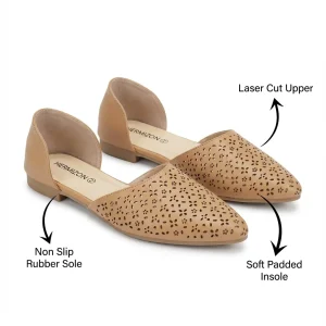 Marta — Laser-Cut Flat Pump — view 3