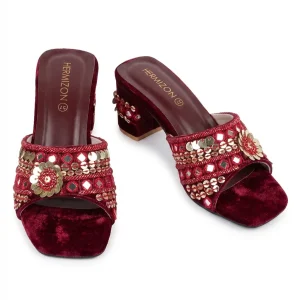 Ruby — Maroon Bridal Heel