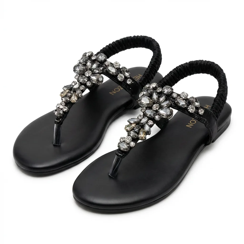 Safira — Rhinestone Flat