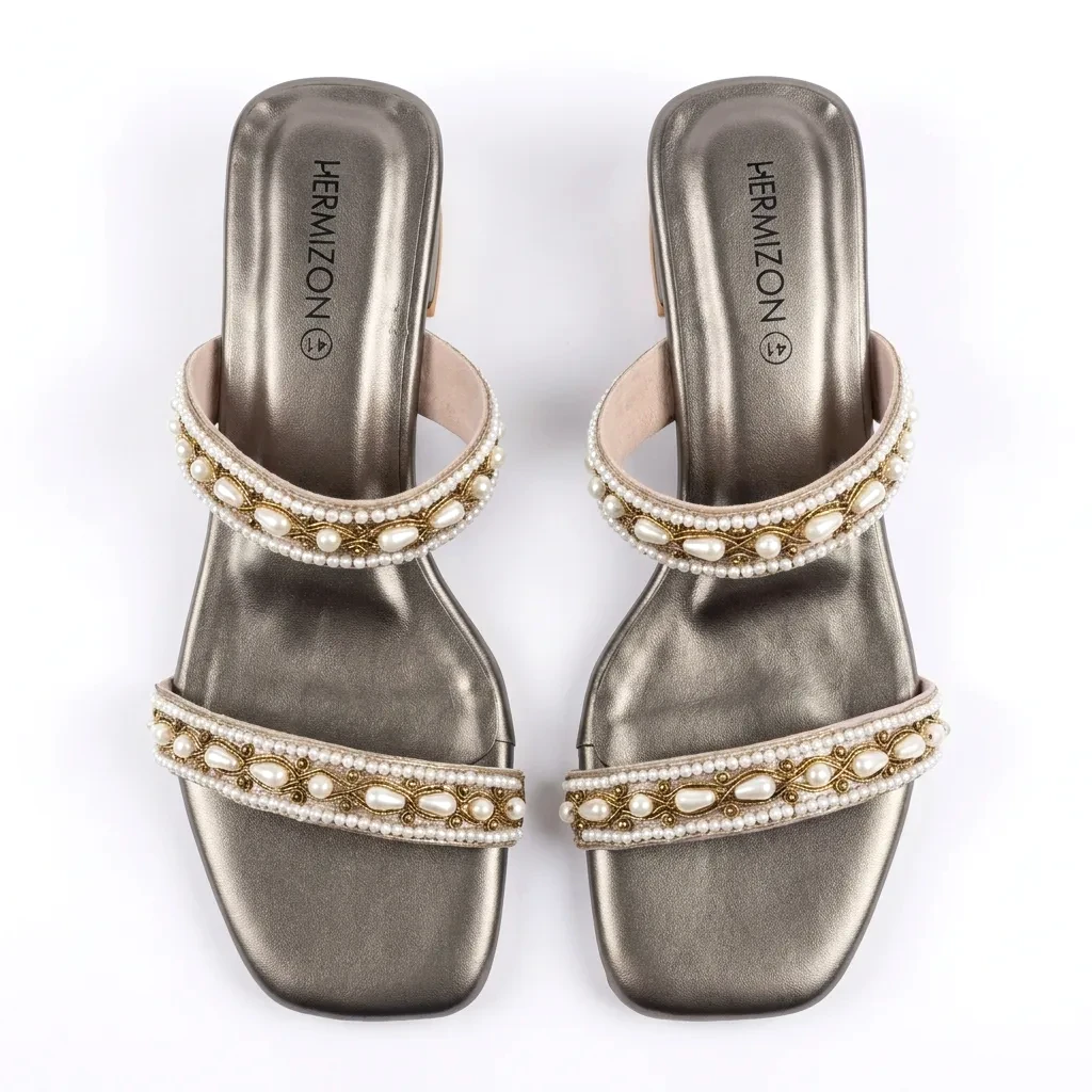 Thea — Pearl Bead Heel