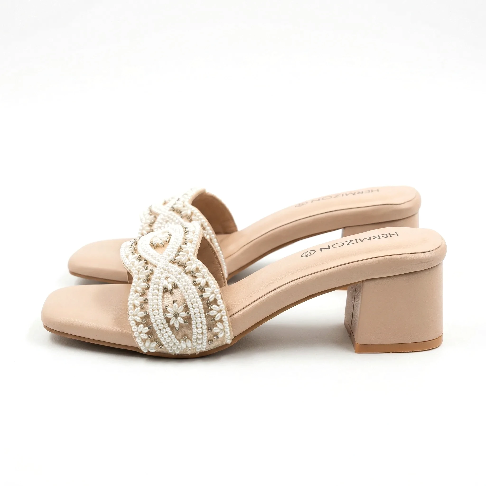 Vanya — Pink Bridal Heel — view 2