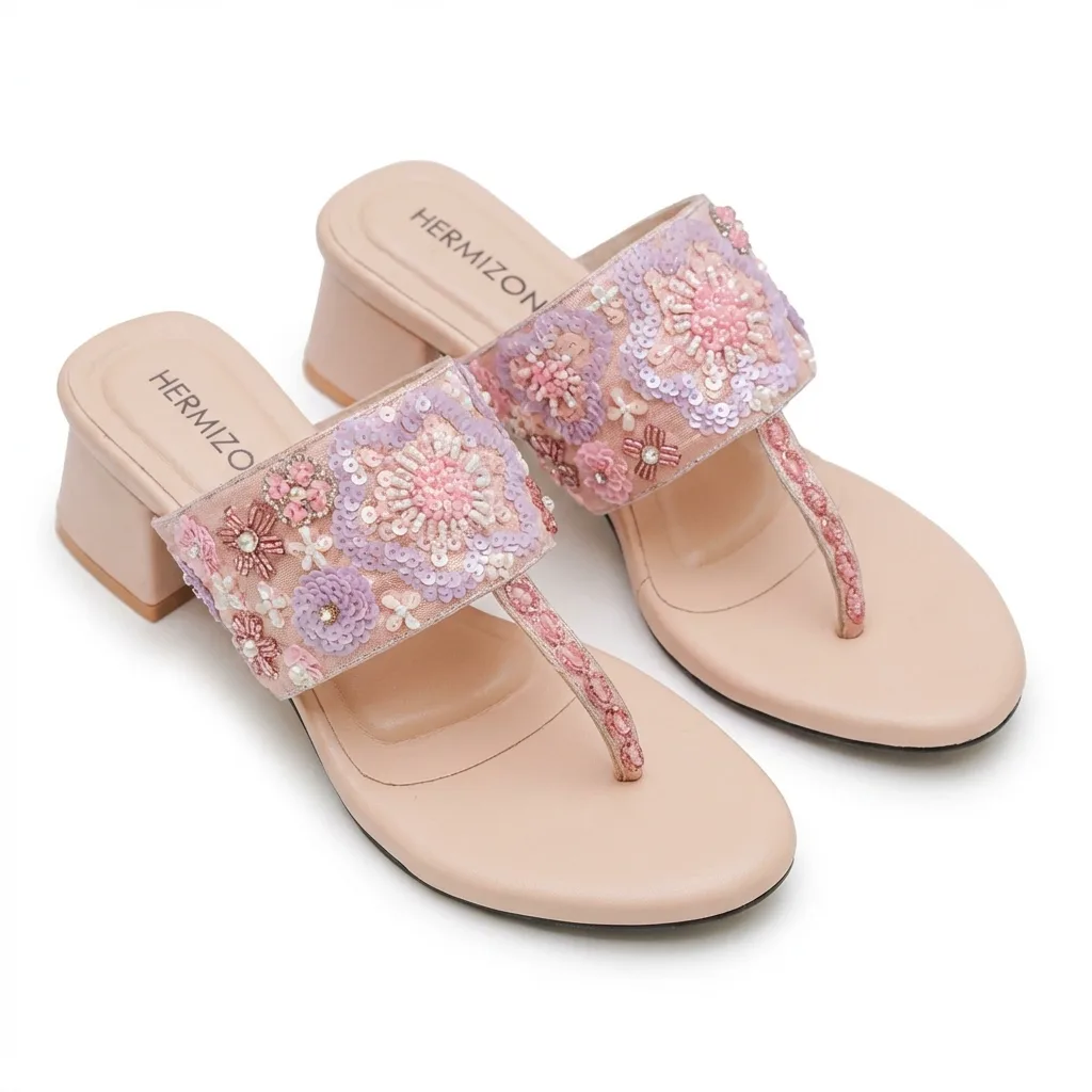 Violetta — Sequin Bridal Heel