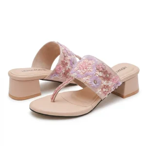 Violetta — Sequin Bridal Heel — view 2