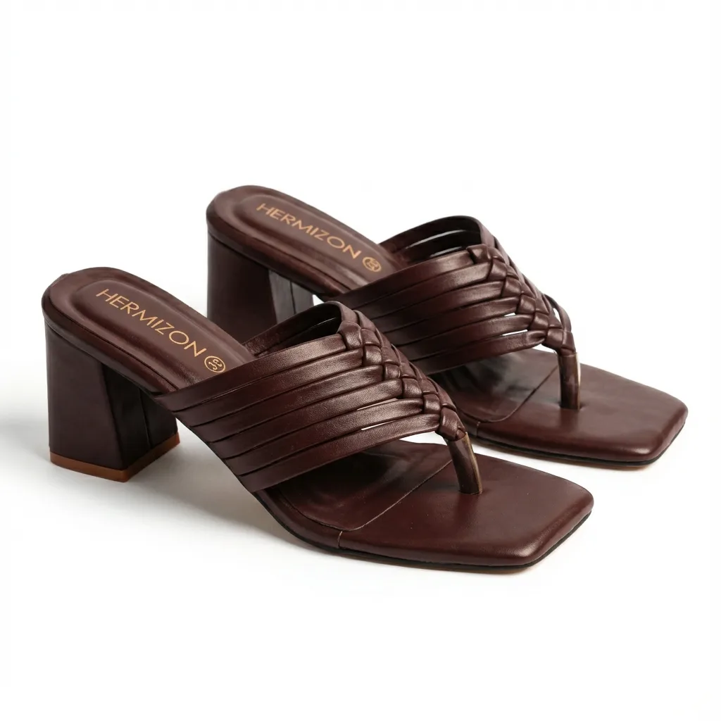 Zenith — Braided Block Heel