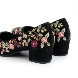 Zephyr — Hand Embroidered Bridal Pump — view 2